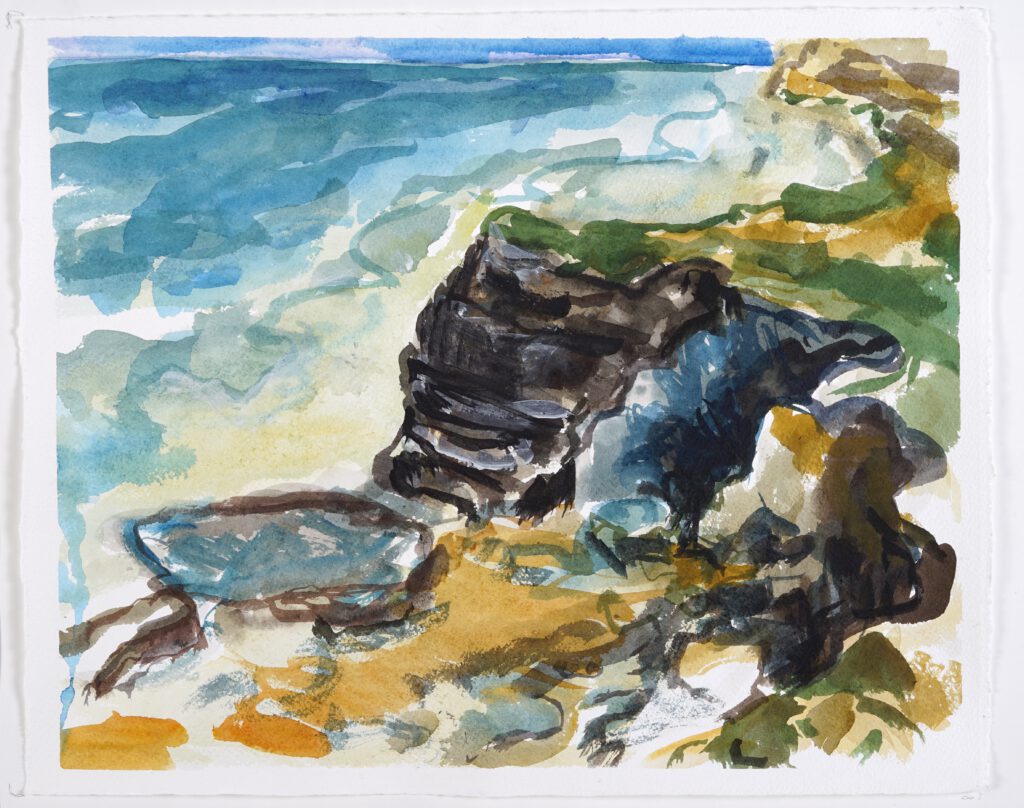 Cap Gris Nez | Aquarell | 30 x 40 cm | 2016