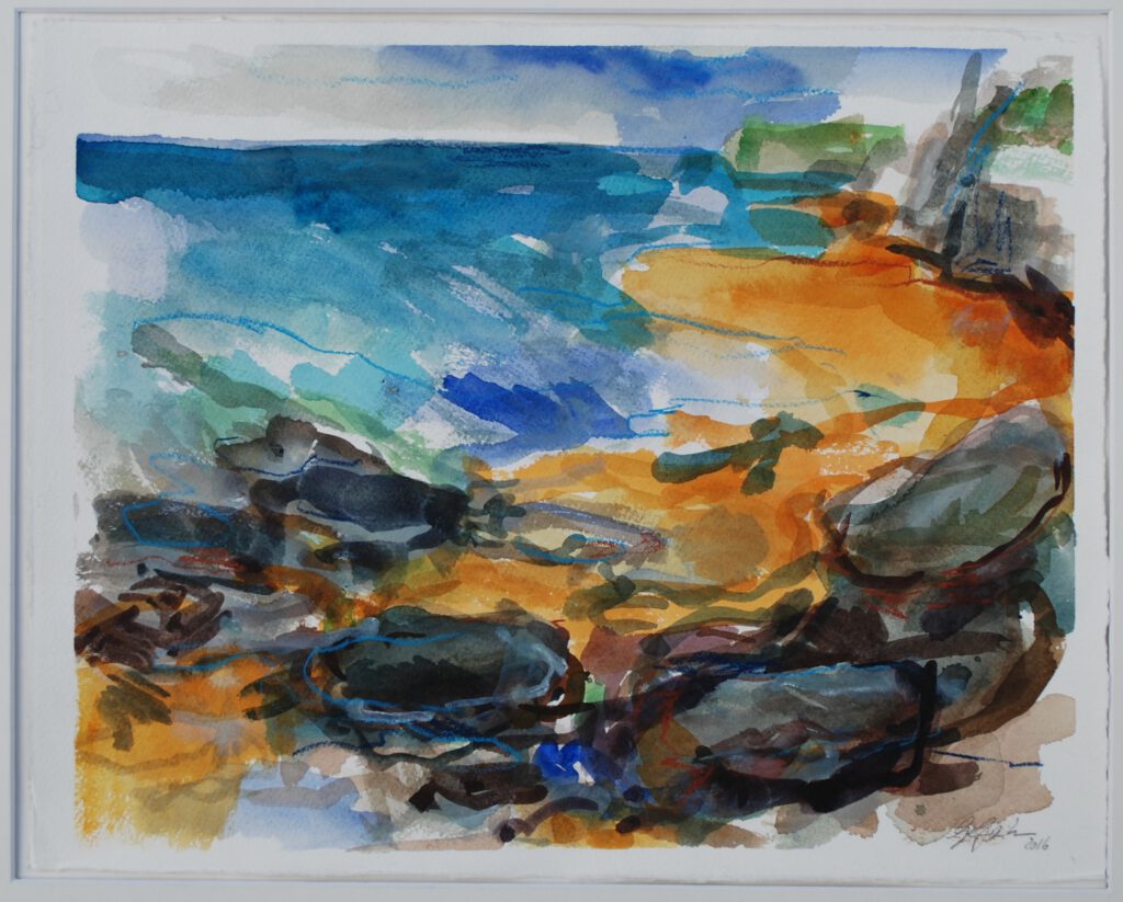 Cap Gris Nez | Aquarell | 30 x 40 cm | 2016