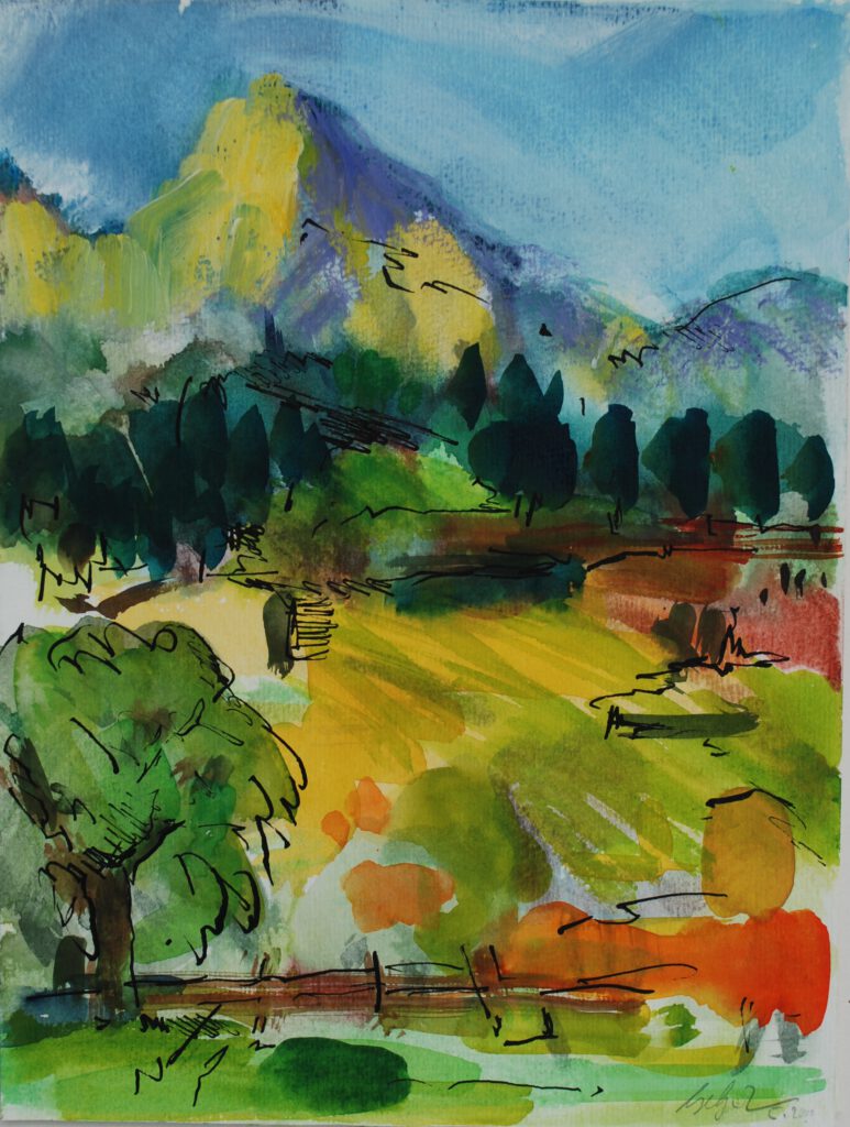 Völz | Aquarell | 32 x 24 cm | 2000